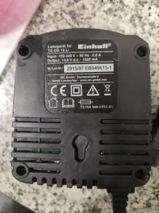 Cargador Einhell 12V