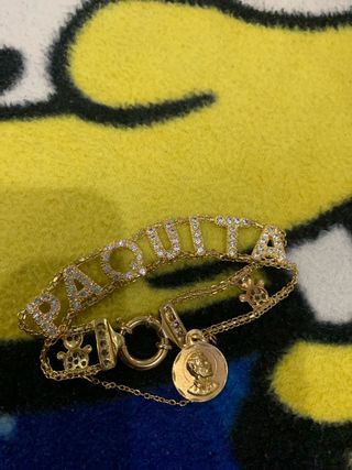 Pulsera Oro 18k con Dijes