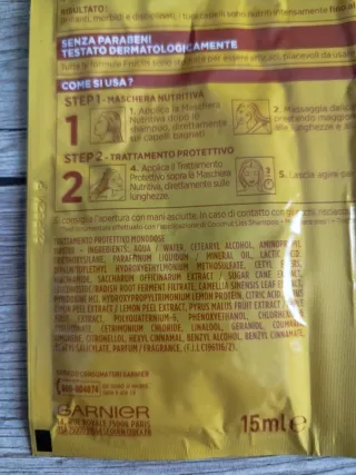 Garnier Fructis Maschera Coconut Oil