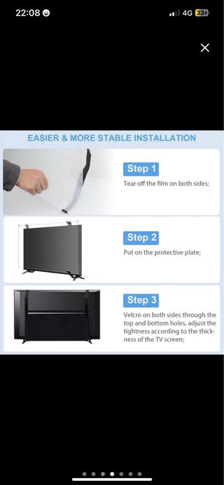 NUEVO Protector Pantalla TV Acrílico 32