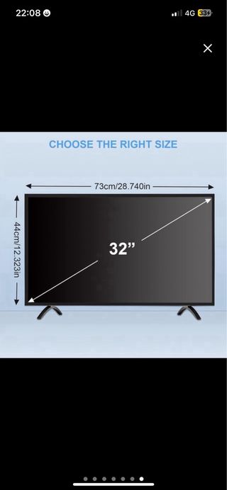 NUEVO Protector Pantalla TV Acrílico 32