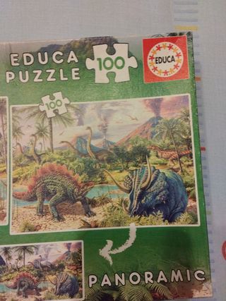 2 Puzzles Dinosaurios 100 Piezas