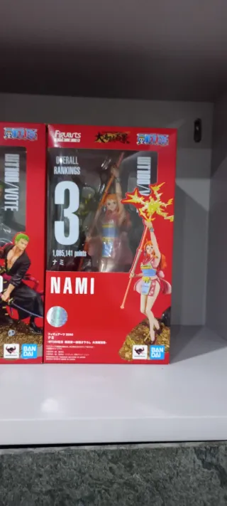 Tris Statue Nami Zoro e luffy One Piece Figuarts