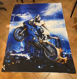 Coperta con cerniera e 2 federe stampa 3D