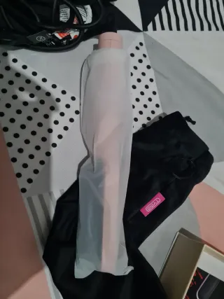 Tymo Ring Plancha de Pelo Rosa y Dorada