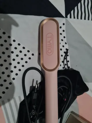 Tymo Ring Plancha de Pelo Rosa y Dorada