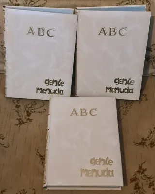 3 tomos ABC.Gente menuda, blanco y negro,ver