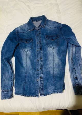 Camisa vaquera azul