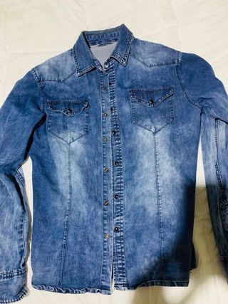 Camisa vaquera azul