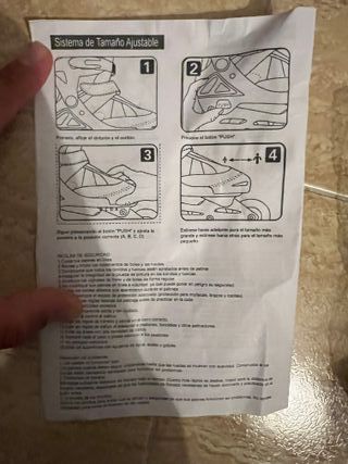 Patines en línea niña morado y blanco con luces