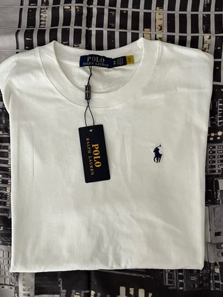 Camiseta Polo Ralph Lauren Blanca Talla M