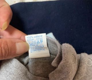 Set 3 maglie neonato collo alto