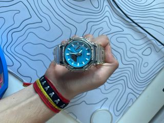 Reloj Casio G-Shock Azul y Plateado