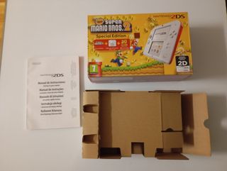 Nintendo 2DS con Super Mario Bros. 2 y Mario Party