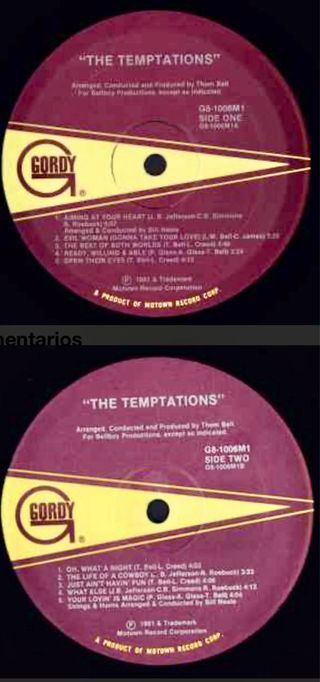 Vinilo R&B/Soul - The Temptations