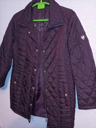Chaqueta acolchada negra XXL