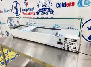 VITRINA DE ENSALADAS INOXIDABLE DE 1,40m