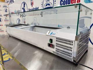 VITRINA DE ENSALADAS INOXIDABLE DE 1,40m
