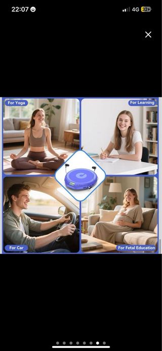 NUEVO Reproductor CD Portátil Azul