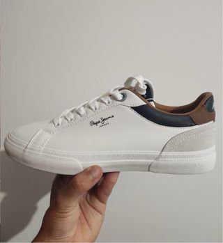 Zapatillas Pepe Jeans Piel Talla 43 Nuevas