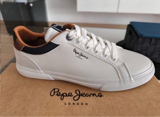 Zapatillas Pepe Jeans Piel Talla 43 Nuevas