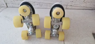 Patines blancos para patinaje artístico