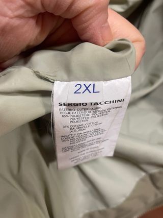 Anorak Sergio Tacchini Beige Talla XXL