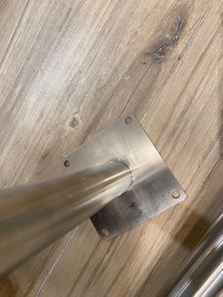 Poste Banderola Exterior Acero Inoxidable