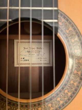 Guitarra Clásica José López Bellido C 1985