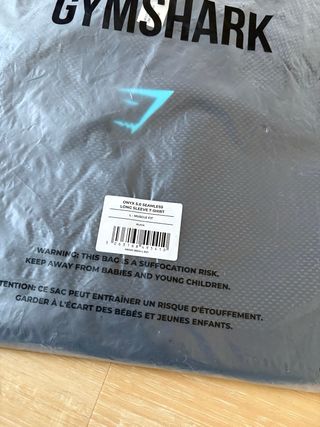 Gymshark Onyx 5.0 Seamless Long Sleeve T-Shirt L