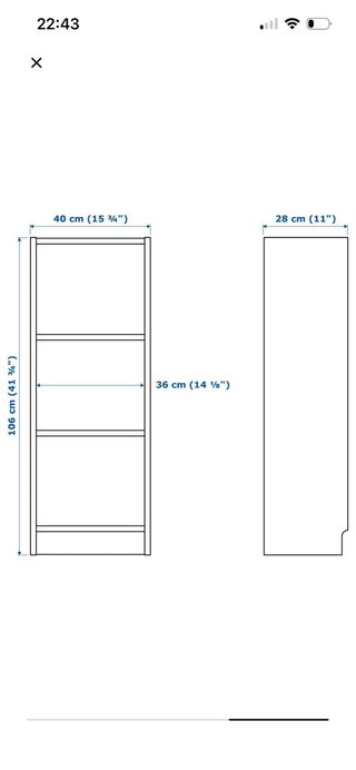 Estantería Billy Ikea Blanca