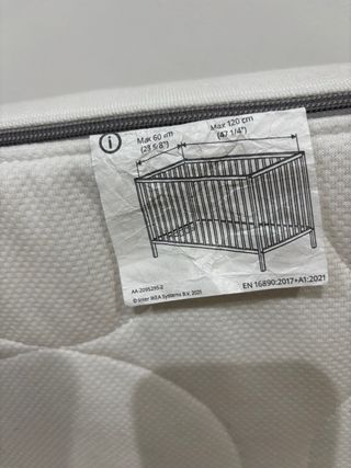 Colchón Cuna Ikea 60x120