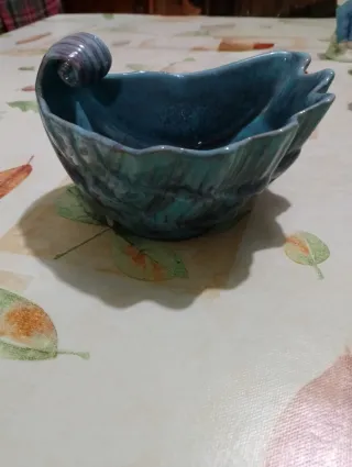 Conchiglia blu decorativa