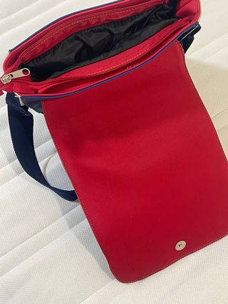 Bolso Vintage  Rojo y Azul