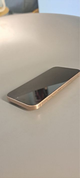 iPhone 16 Pro 256GB Titanio Dorado/Plateado.