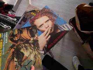 Tocadiscos Vinilo con Mando y Vinilos