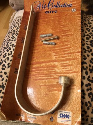 Sujetacortinas CHYC Metal Plateado