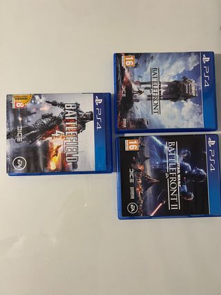 Pack 3 Juegos PS4: Star Wars y Battlefield
