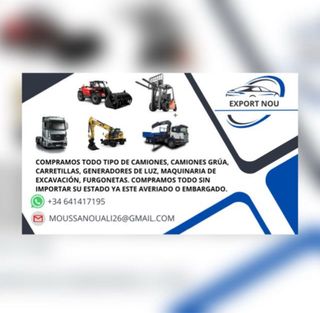 Camiones, Grúas, Maquinaria Pesada