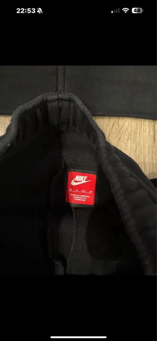 Conjunto Nike Tech Fleece Negro