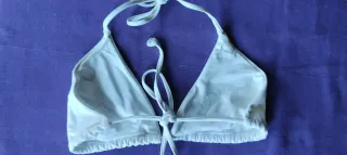 Top bikini blanco