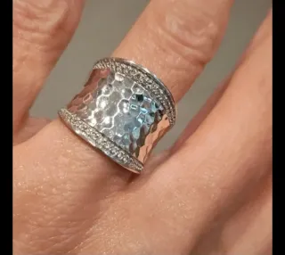 Anillo John Hardy Plata con Brillantes