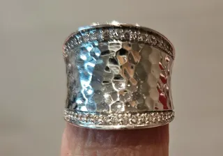 Anillo John Hardy Plata con Brillantes