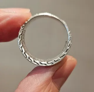 Anillo John Hardy Plata con Brillantes