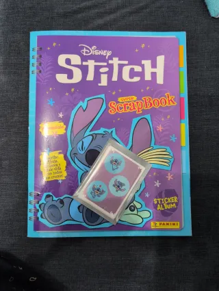 Stitch Super ScrapBook y Álbum Cromos