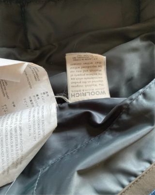 Giacca pesante Woolrich verde oliva taglia L