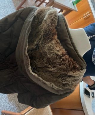 Giacca pesante Woolrich verde oliva taglia L