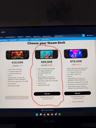 Steam Deck OLED 512GB