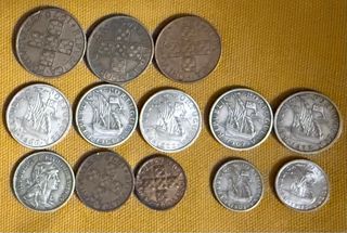 Lote Monedas Portugal 1892-1944 y más recientes