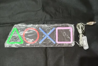 Neón Logo PlayStation 34x11cm